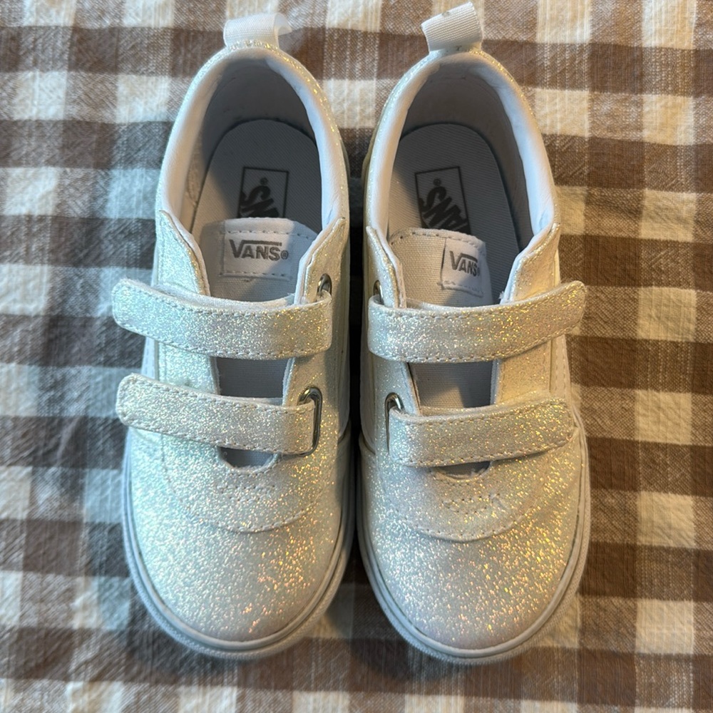 Vans Velcro Glitter NWOB